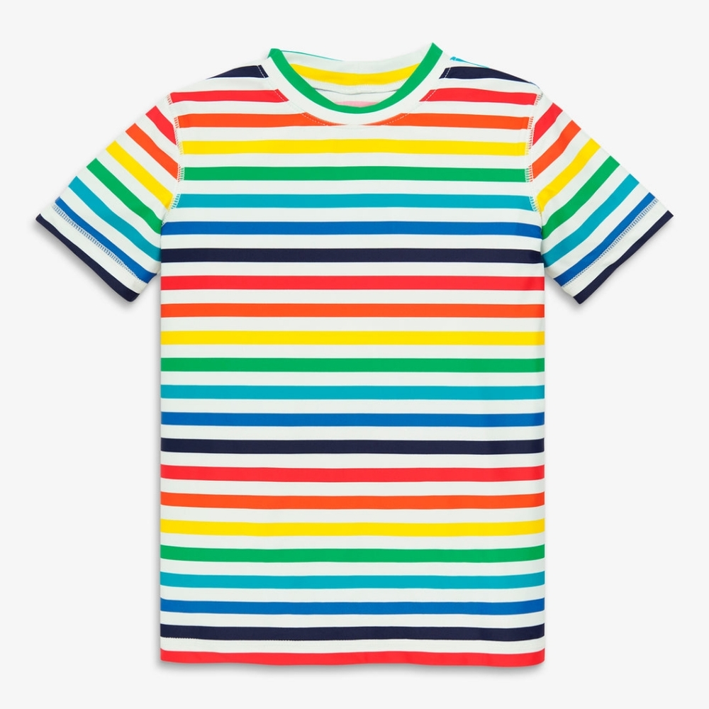 Primary Rainbow Stripe Rashguard - Picture 4 of 11